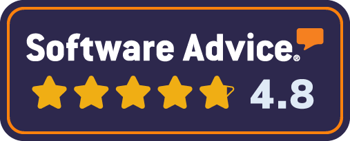 Software Advice award badge 4.8 stars